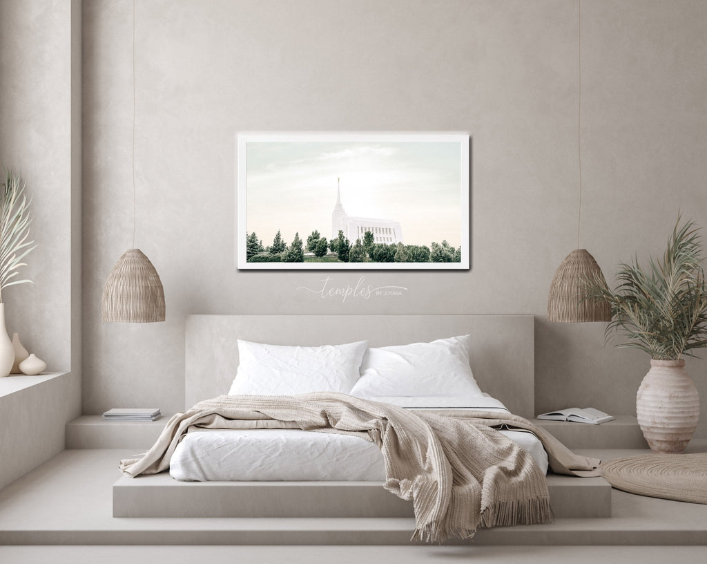 Rexburg Idaho Temple Side - Jesus is the Christ Prints