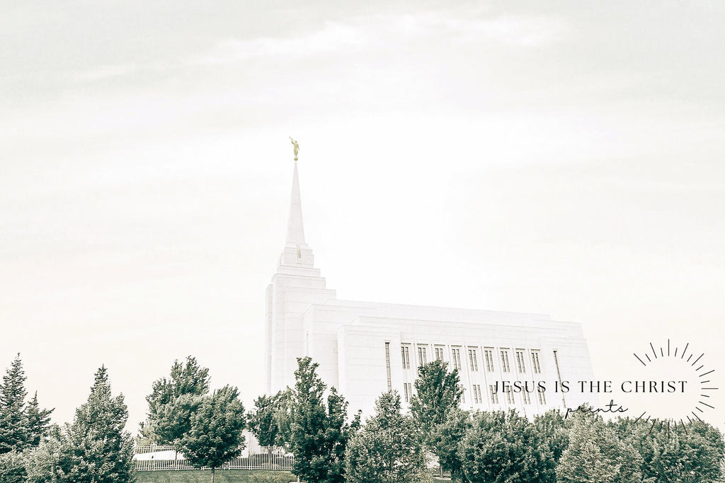 Rexburg Idaho Temple Side - Jesus is the Christ Prints
