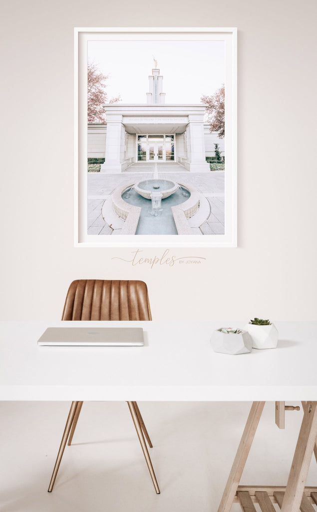 San Antonio Temple Fountain - Jesus is the Christ Prints