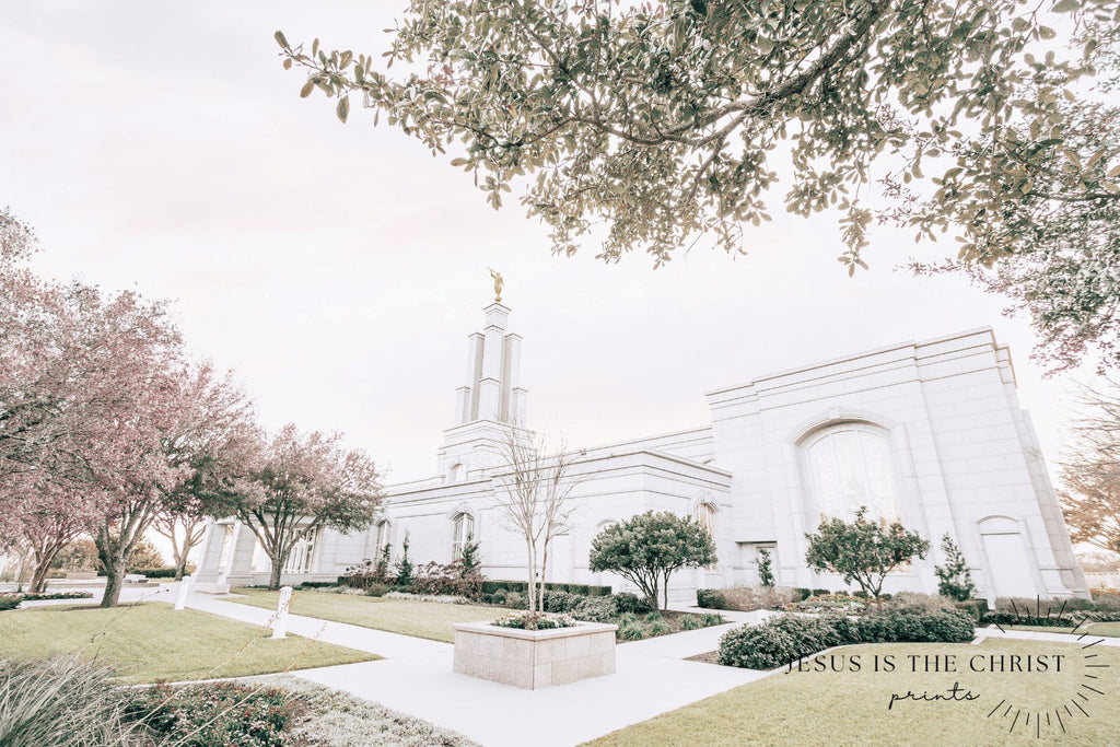 San Antonio Temple Landscape - Jesus is the Christ Prints