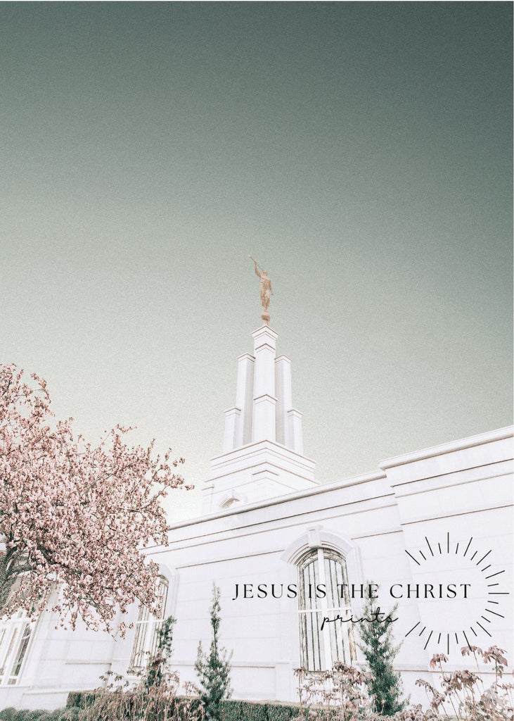 San Antonio Texas Temple Side - Jesus is the Christ Prints