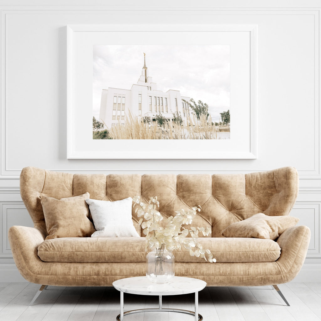 Saratoga Springs Utah Temple - Jesus is the Christ Prints