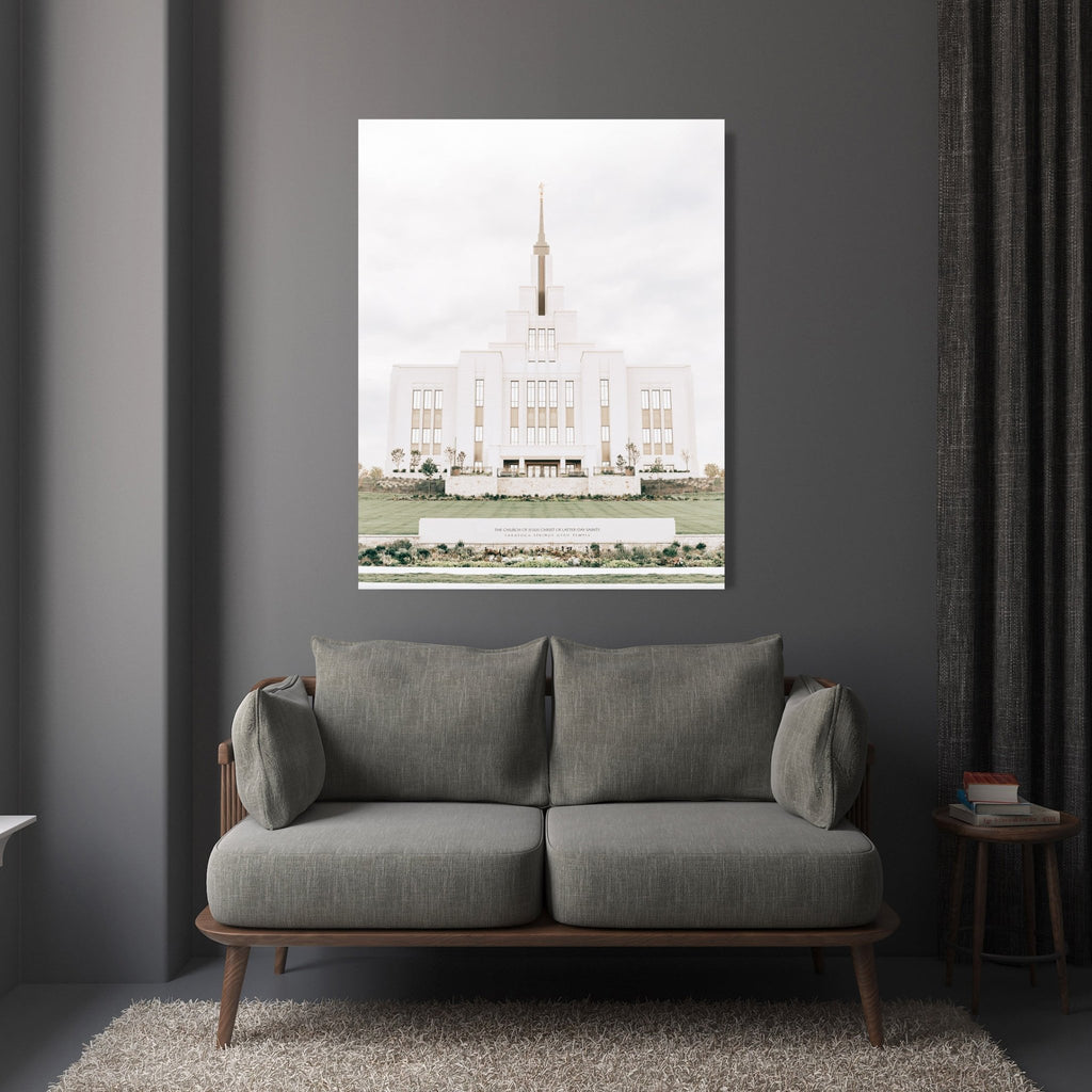 Saratoga Springs Utah Temple - Jesus is the Christ Prints