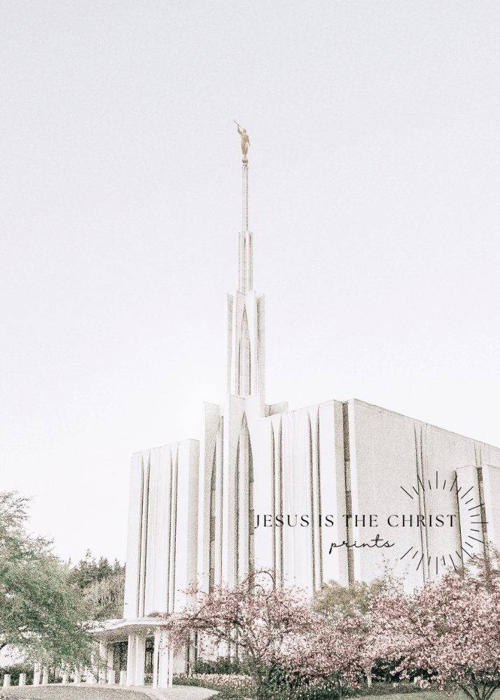 Seattle Temple - Jesus is the Christ Prints