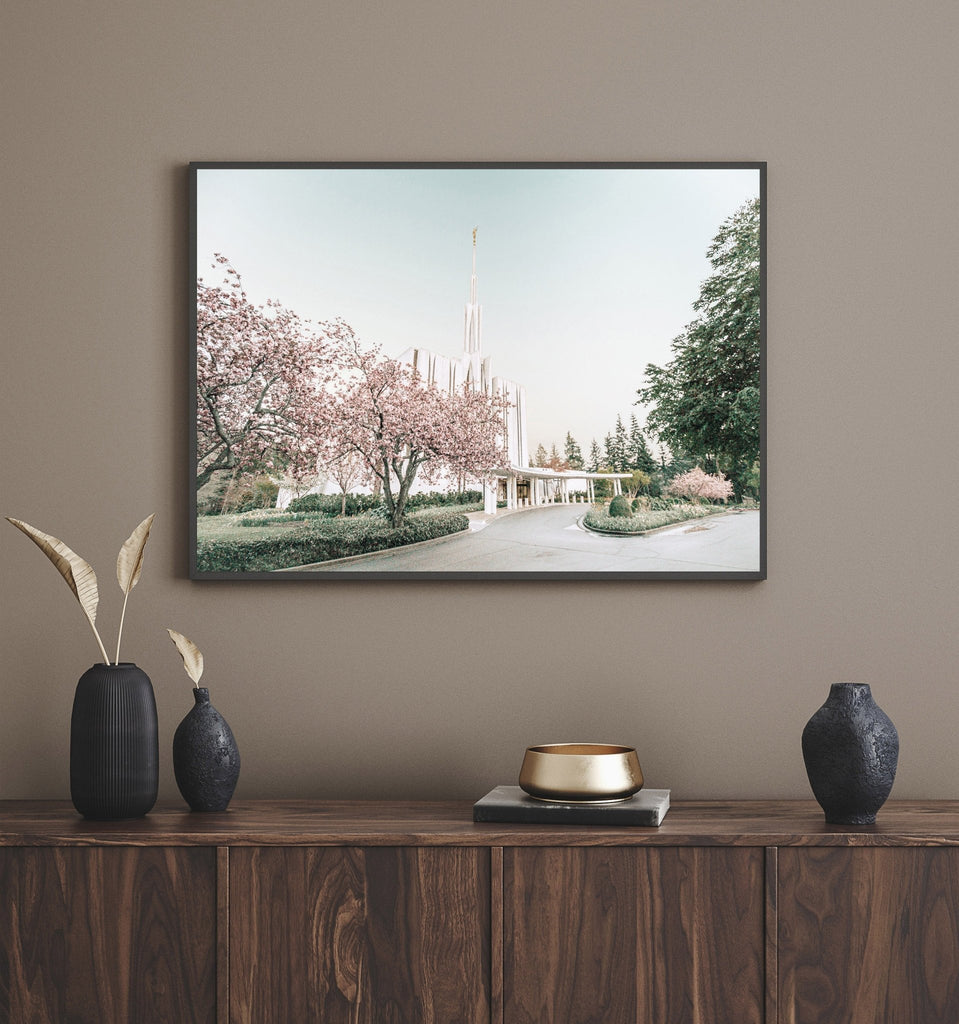 Seattle Washington Temple | Christian Artwork | Jesus is the Christ Prints