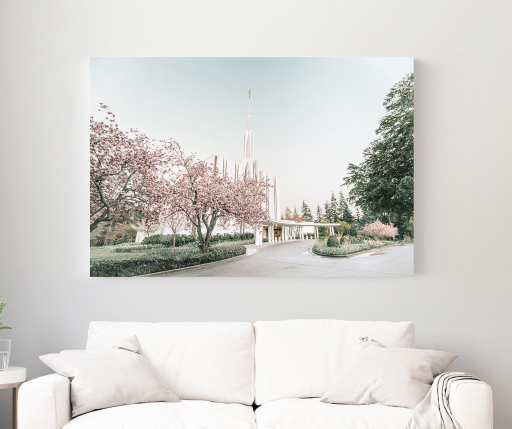 Seattle Washington Temple | Christian Artwork | Jesus is the Christ Prints
