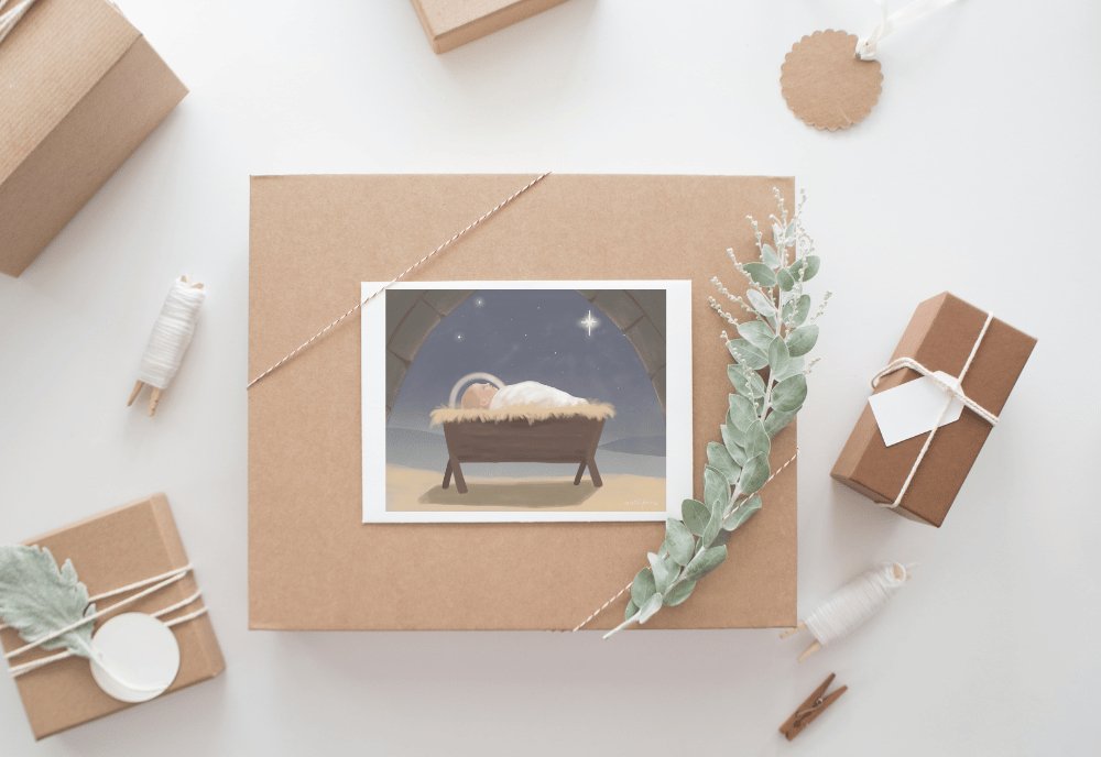 Silent Night - Jesus is the Christ Prints