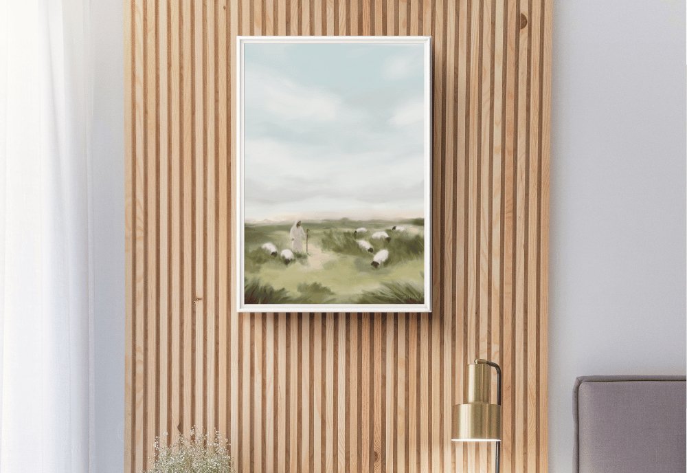 The Pasture He Provides - Jesus is the Christ Prints