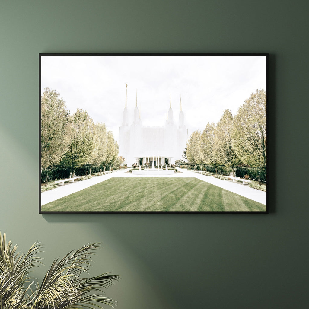 Washington DC Temple White - Jesus is the Christ Prints
